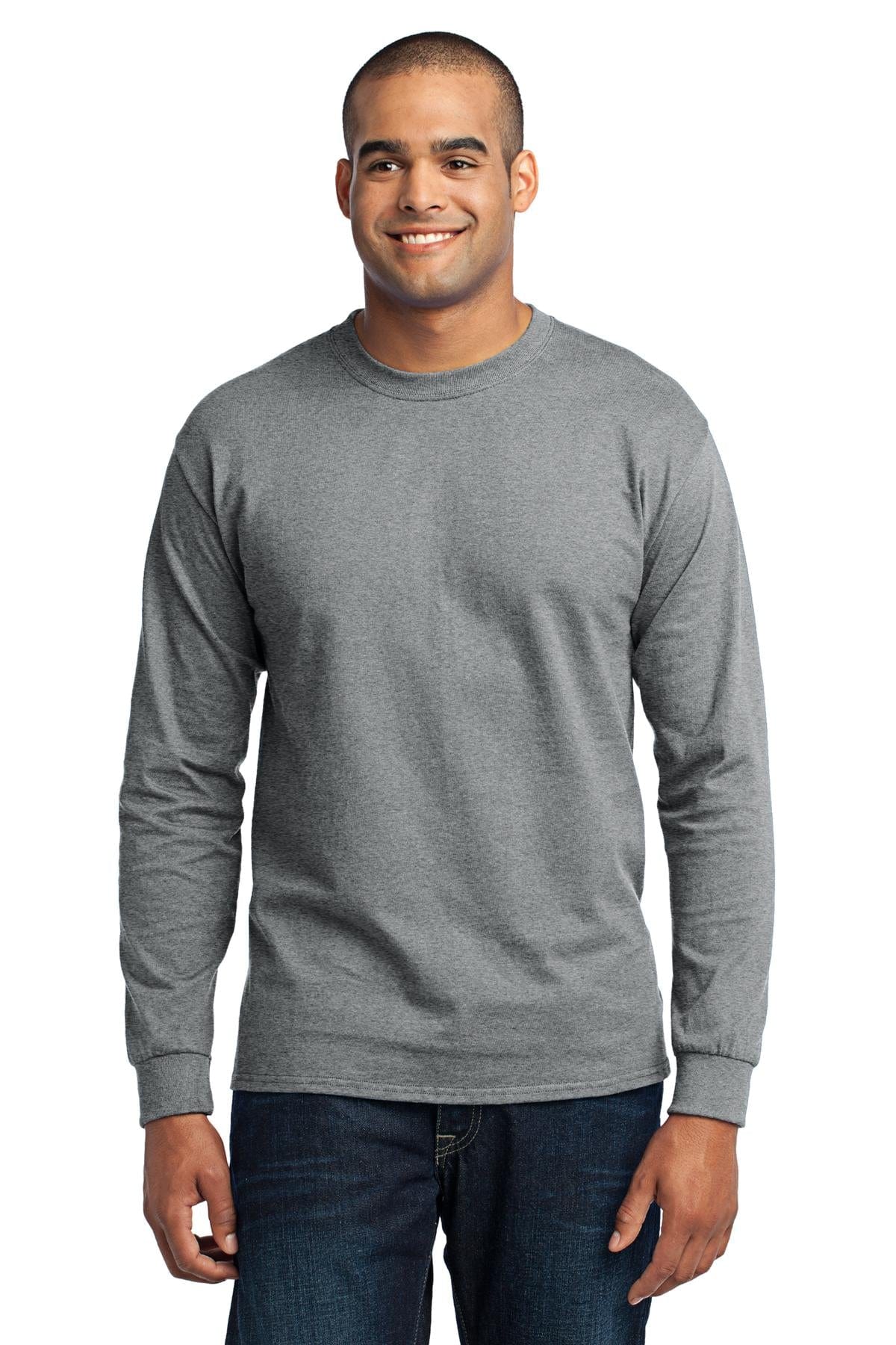 Port & Company PC55LS Long Sleeve Core Blend Tee in 