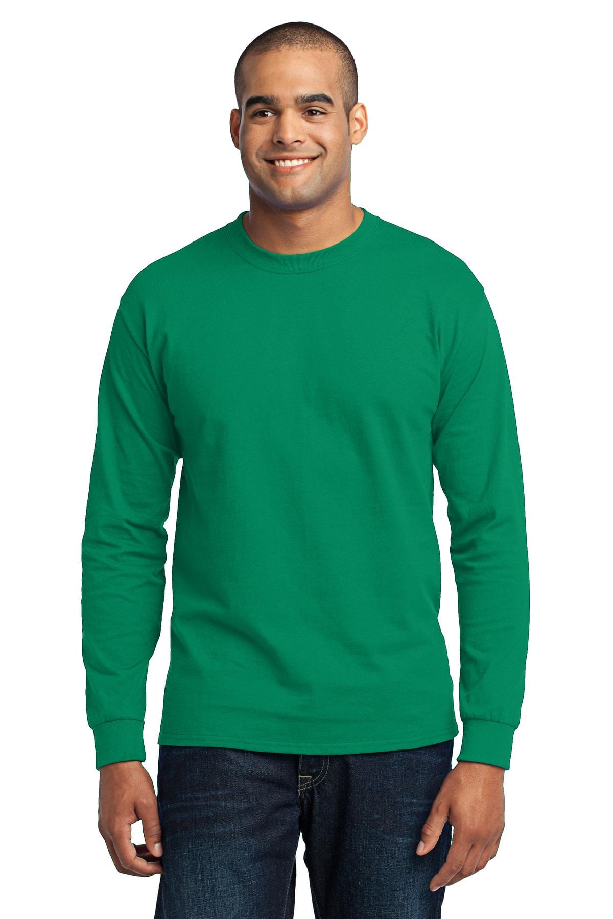 Port & Company PC55LS Long Sleeve Core Blend Tee in 