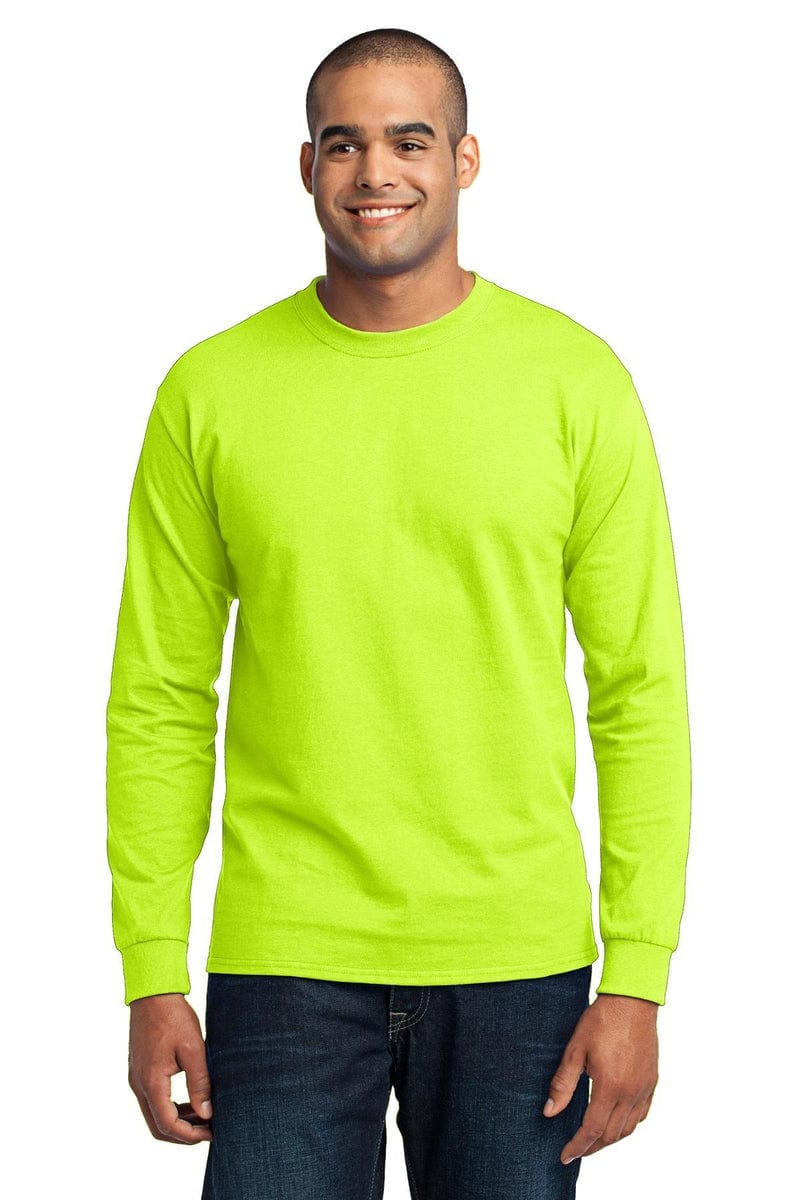 Port & Company PC55LS Long Sleeve Core Blend Tee in 