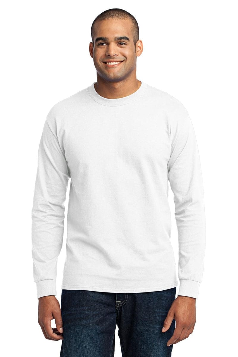 Port & Company PC55LS Long Sleeve Core Blend Tee in 