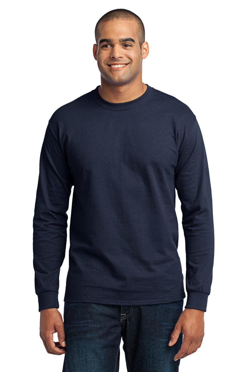 Port & Company PC55LS Long Sleeve Core Blend Tee in 