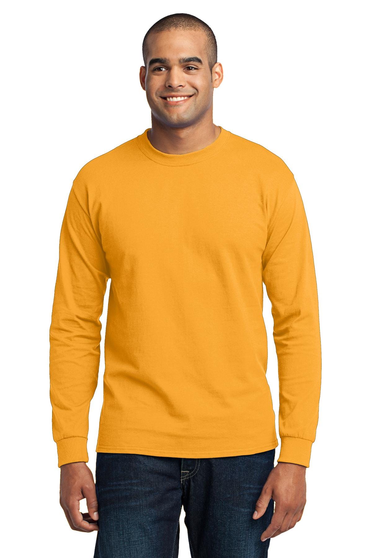 Port & Company PC55LS Long Sleeve Core Blend Tee in 