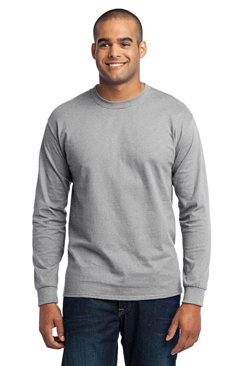 Port & Company PC55LS Long Sleeve Core Blend Tee in 