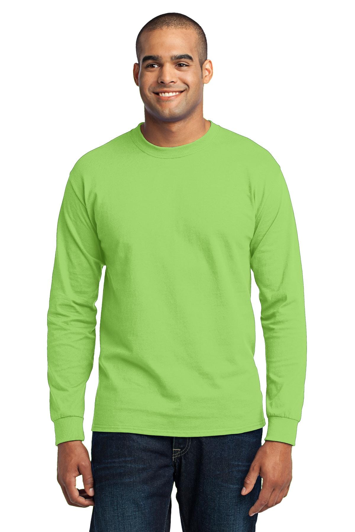 Port & Company T-Shirts Port & Company PC55LST Tall Long Sleeve Core Blend Tee.