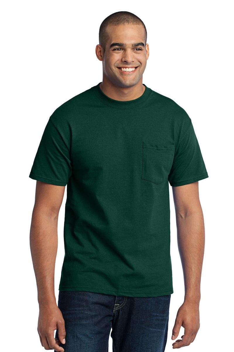 Port & Company PC55P Core Blend Pocket Tee. in 