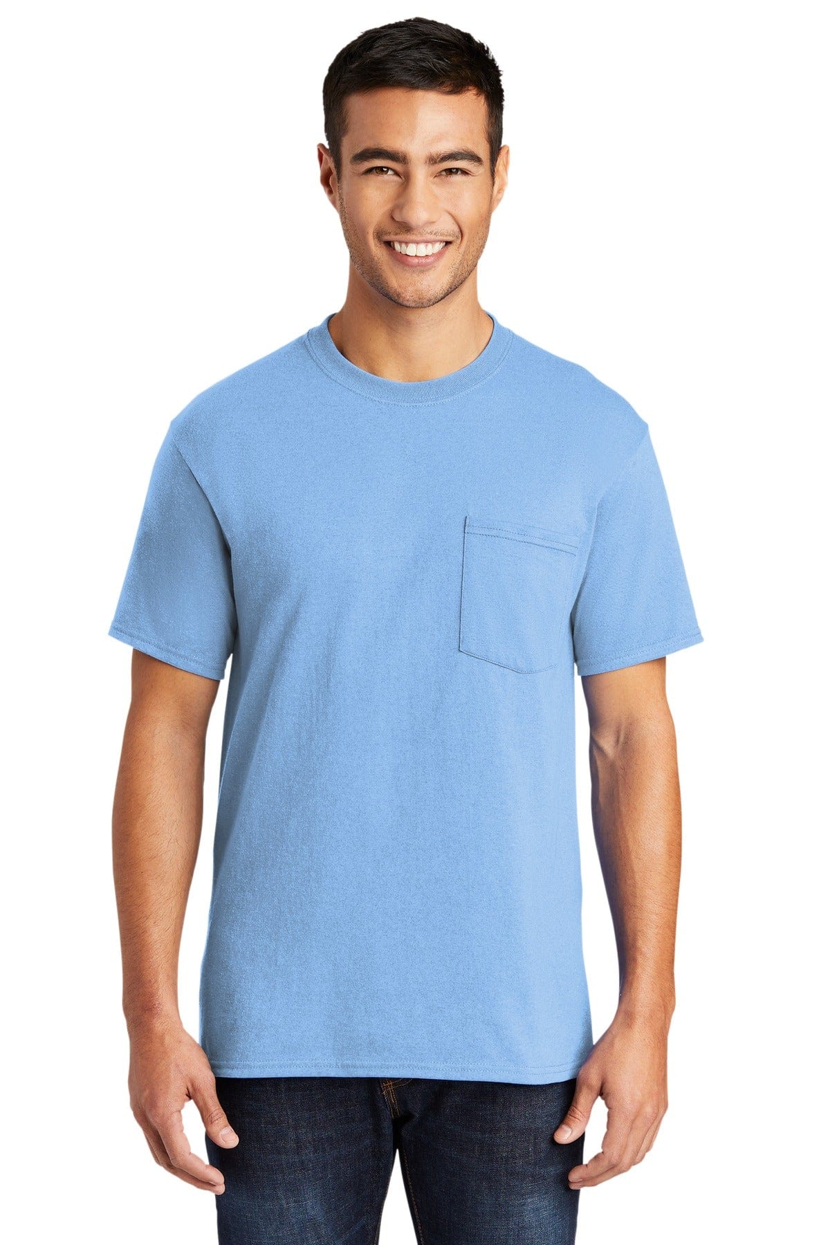 Port & Company PC55P Core Blend Pocket Tee. in 