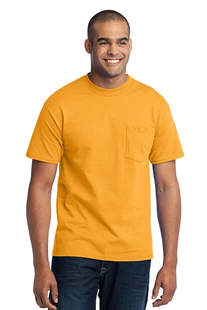 Port & Company PC55P Core Blend Pocket Tee. in 