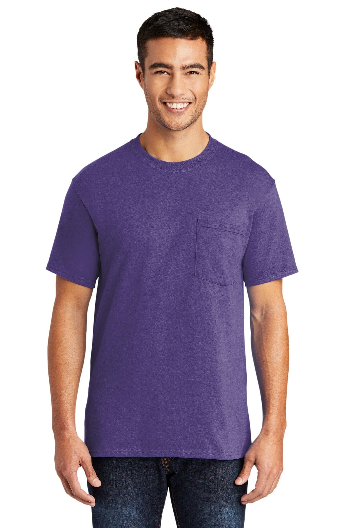 Port & Company PC55P Core Blend Pocket Tee. in 