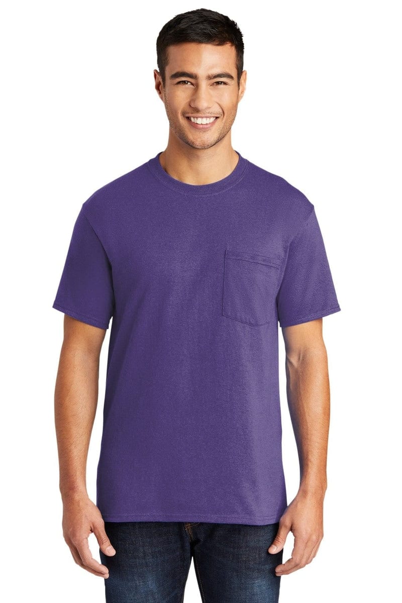 Port & Company PC55P Core Blend Pocket Tee. in 