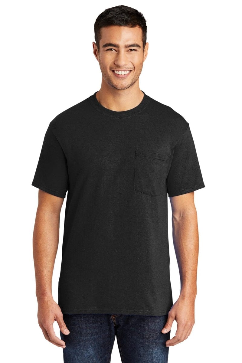 Port & Company PC55PT Tall Core Blend Pocket Tee. in 