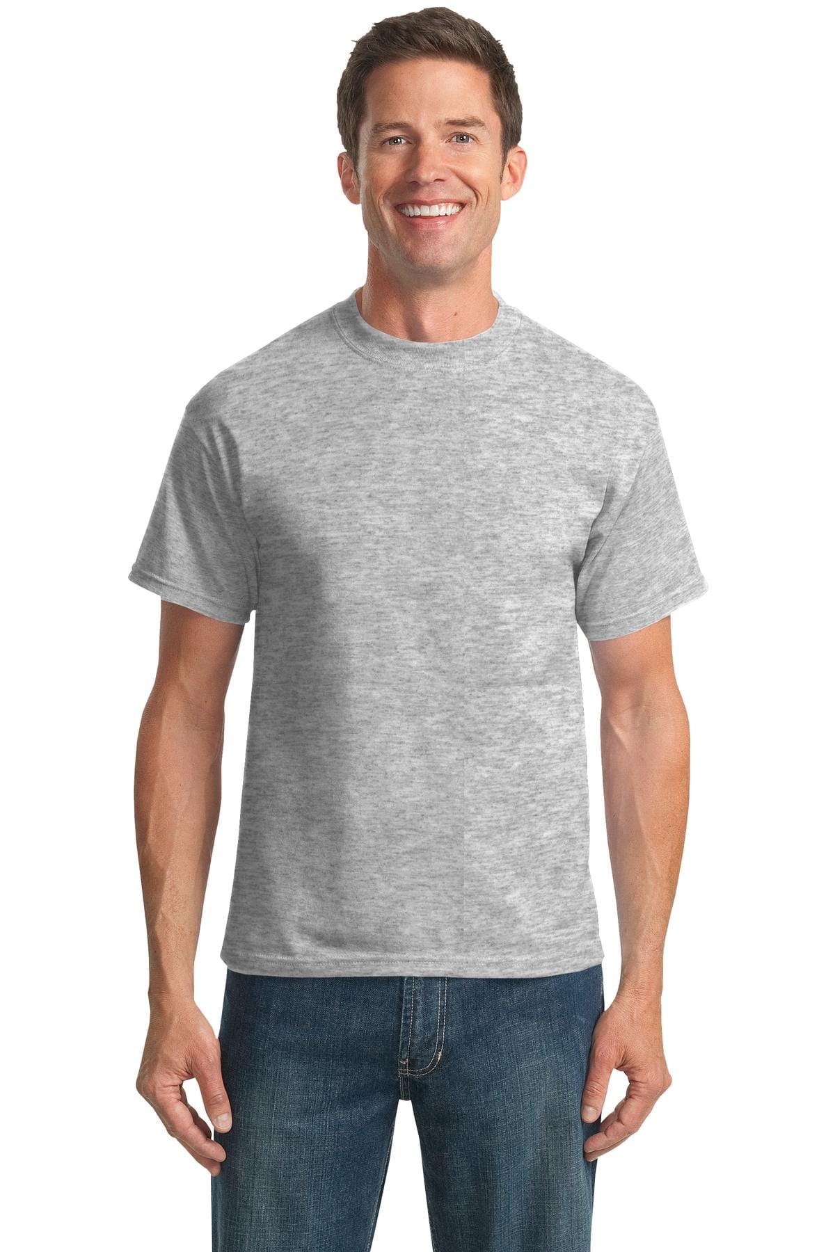 Port & Company T-Shirts LT / Ash Port & Company PC55T Tall Core Blend Tee.