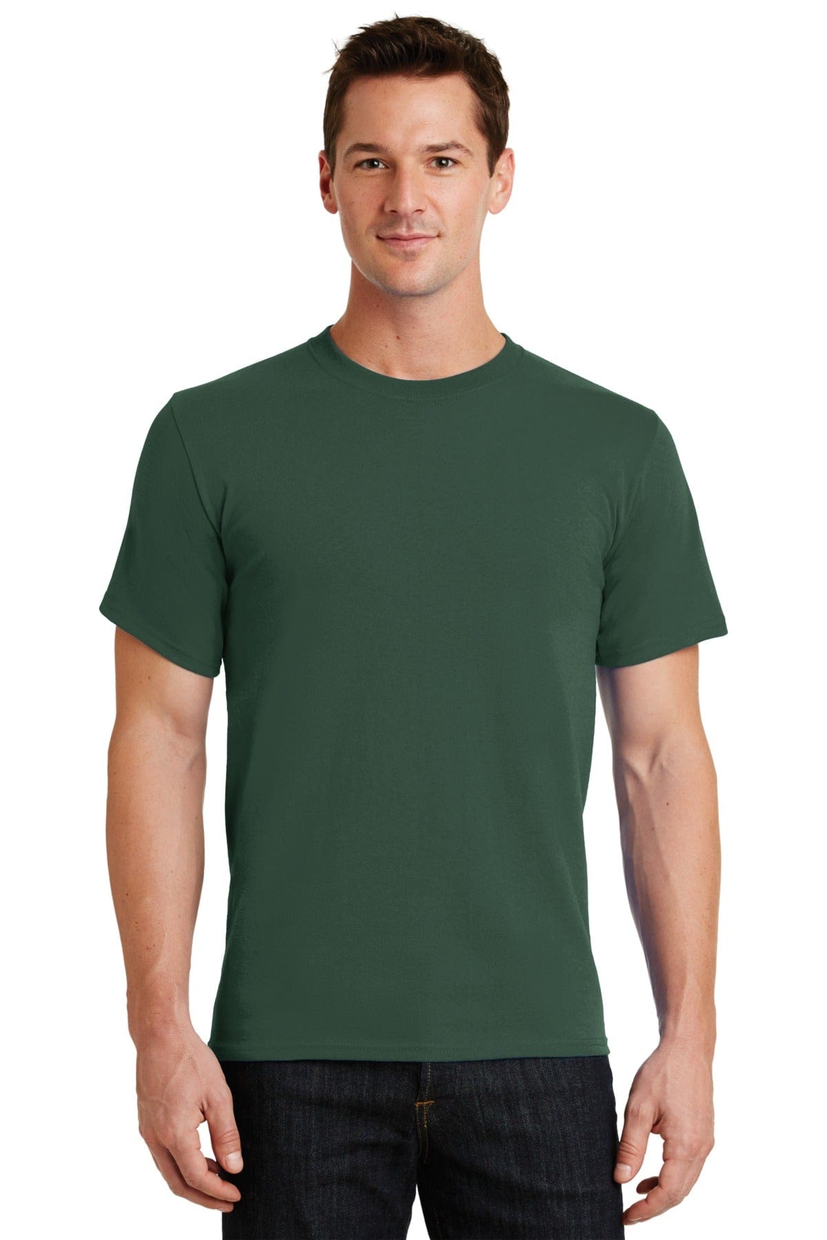 Port & Company PC61 Essential Tee in Forest Green