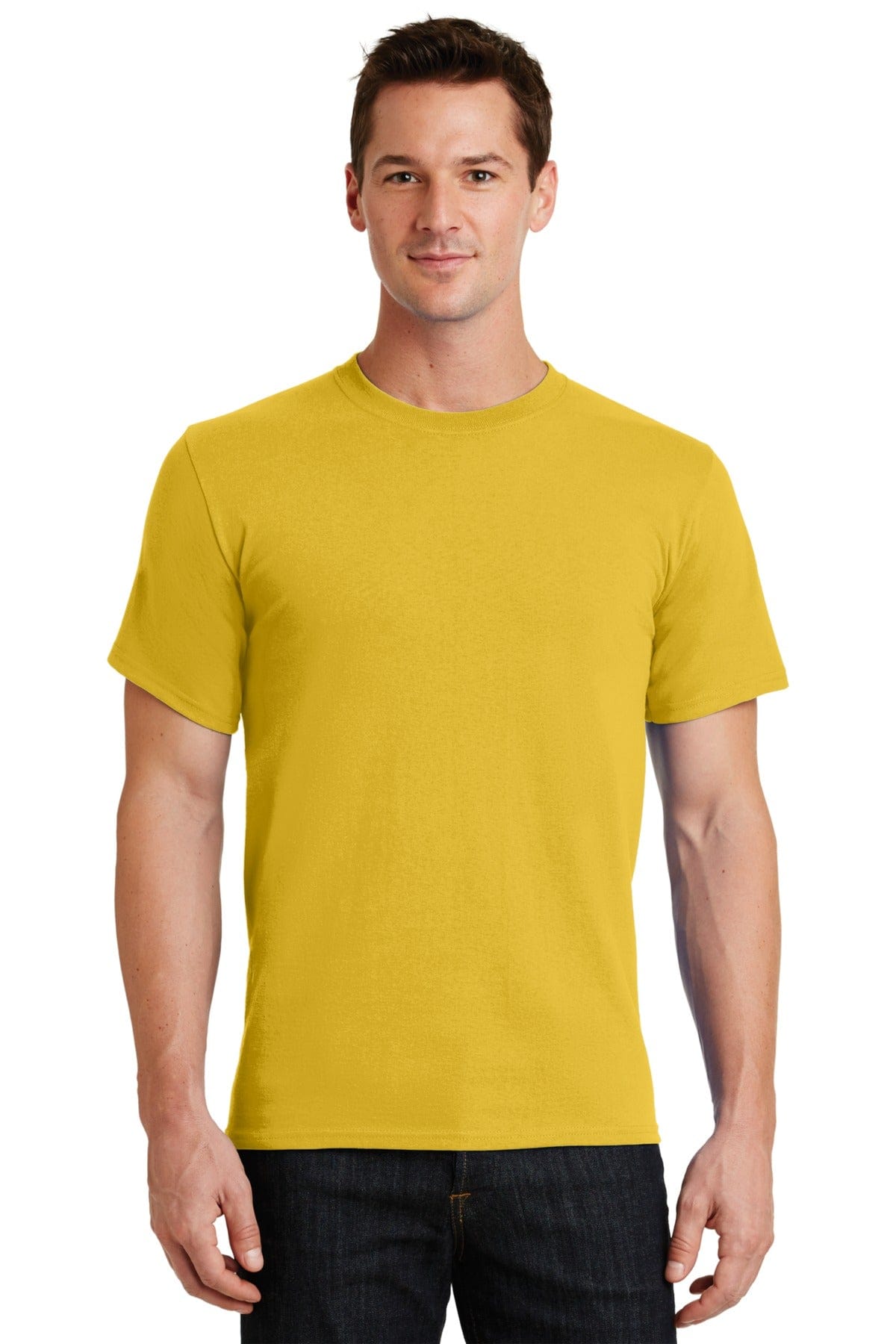 Port & Company PC61 Essential Tee in Lemon Yellow