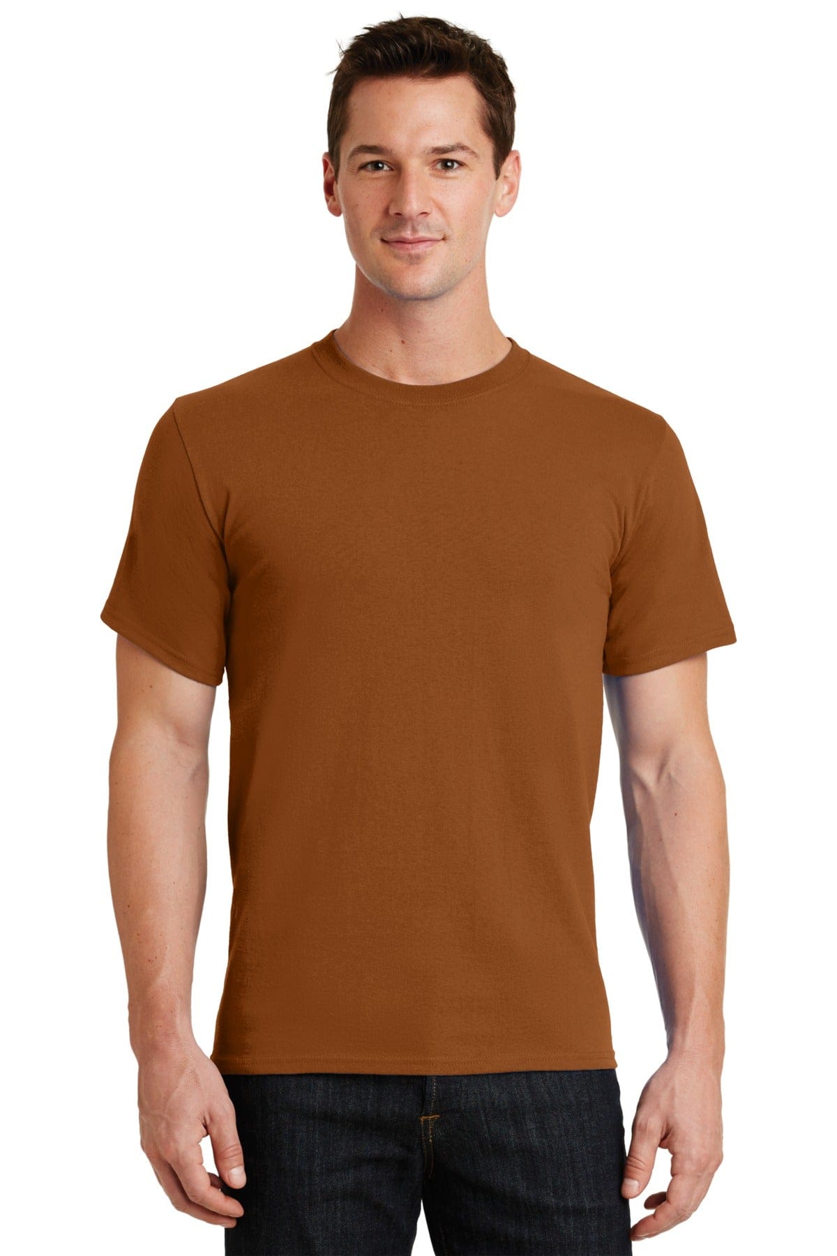 Port & Company PC61 Essential Tee in Texas Orange