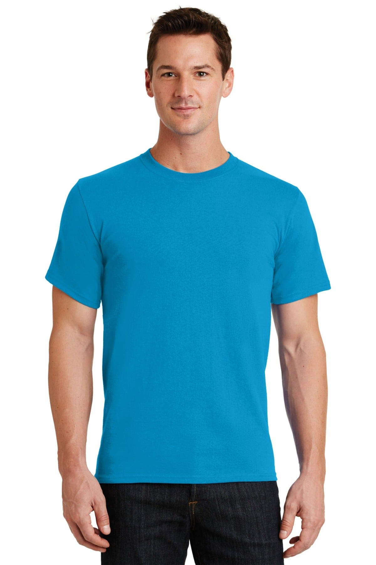 Port & Company PC61 Essential Tee in Turquoise