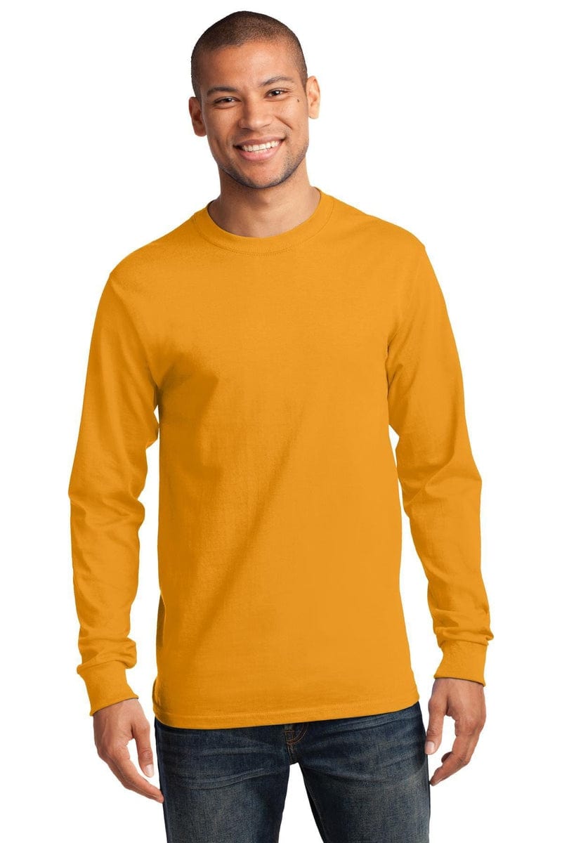 Port & Company PC61LS Cotton Long Sleeve Shirts in 