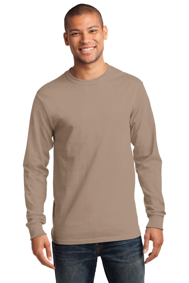 Port & Company PC61LS Cotton Long Sleeve Shirts in 