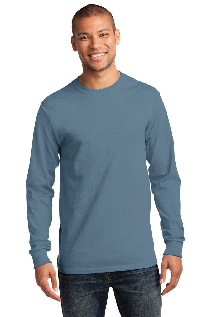 Port & Company PC61LS Cotton Long Sleeve Shirts in 