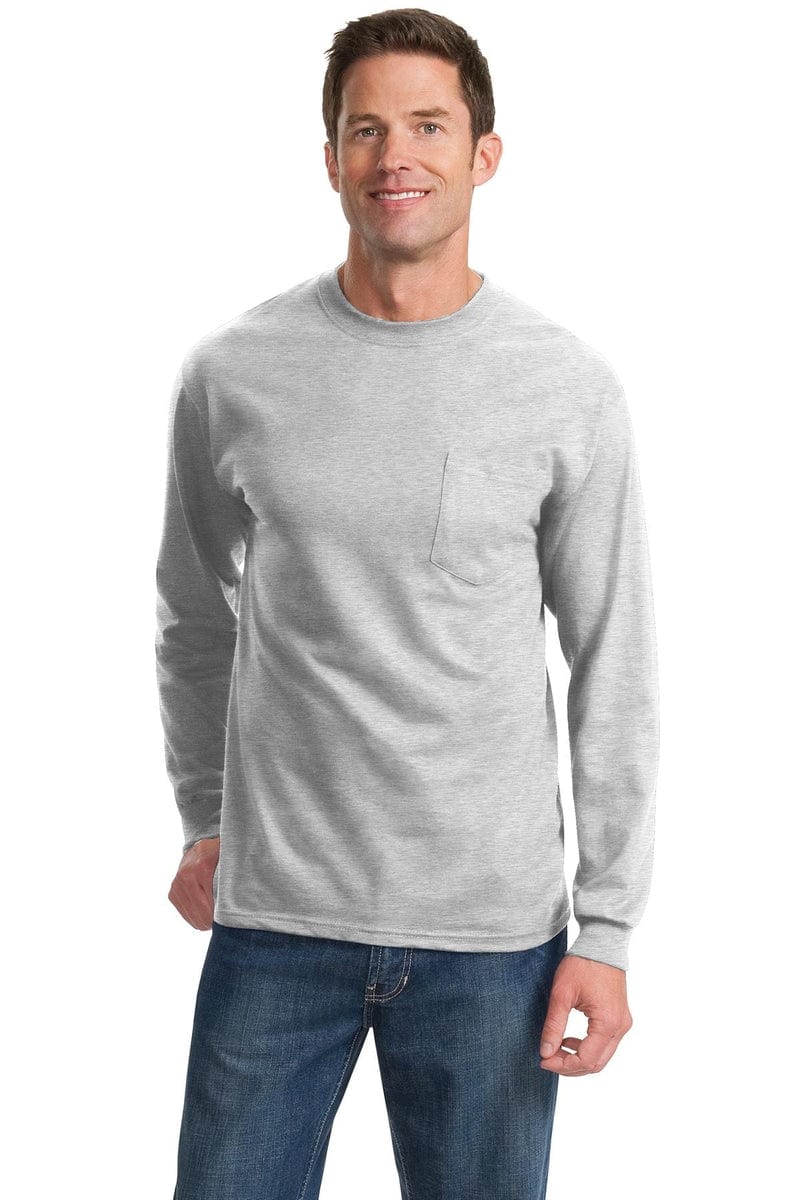 Port & Company - Long Sleeve Essential Pocket Tee. PC61LSP in 
