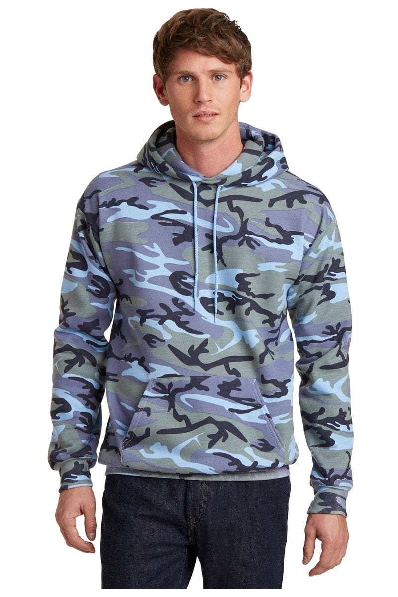Port & Company PC78H Camo Hoodie in 