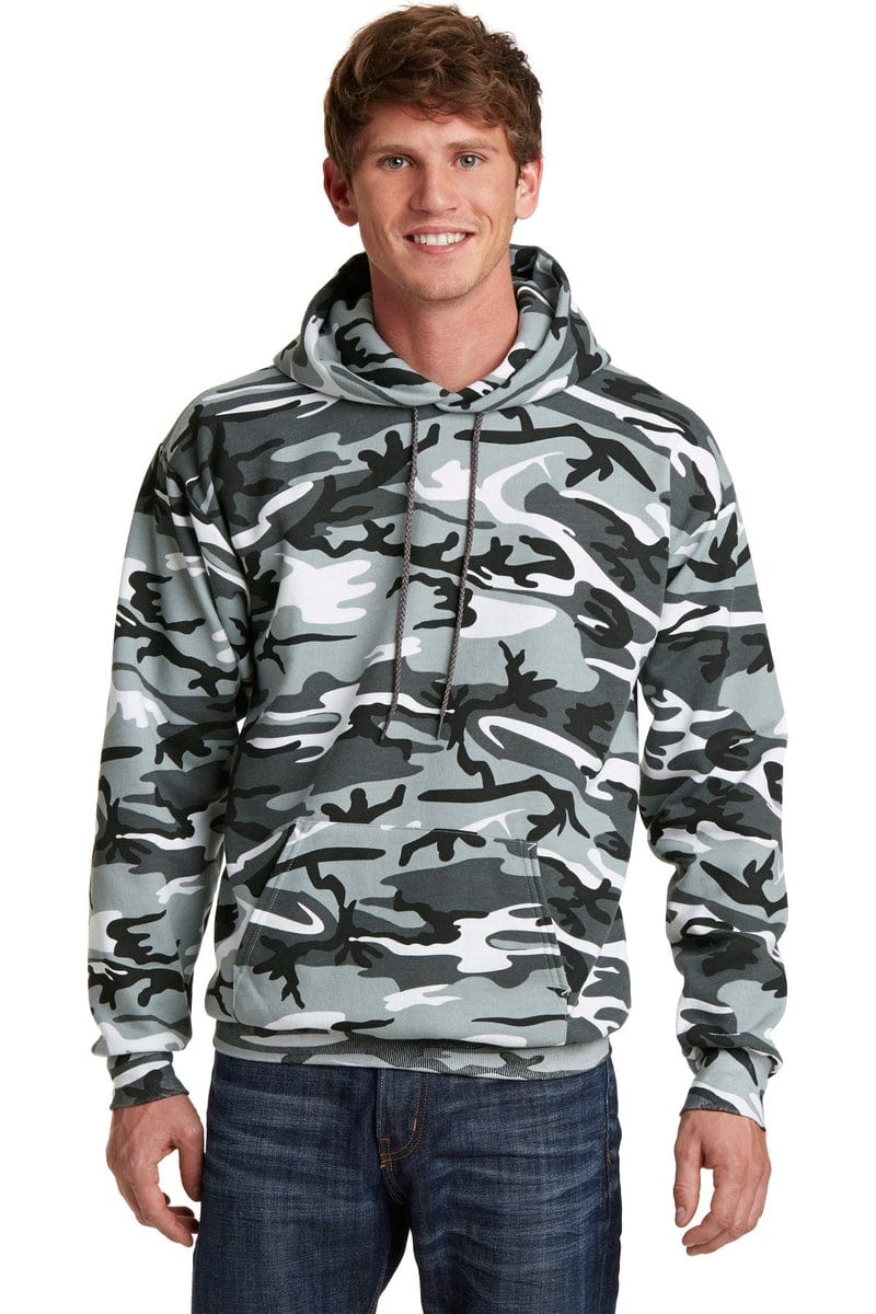 Port & Company PC78H Camo Hoodie in 