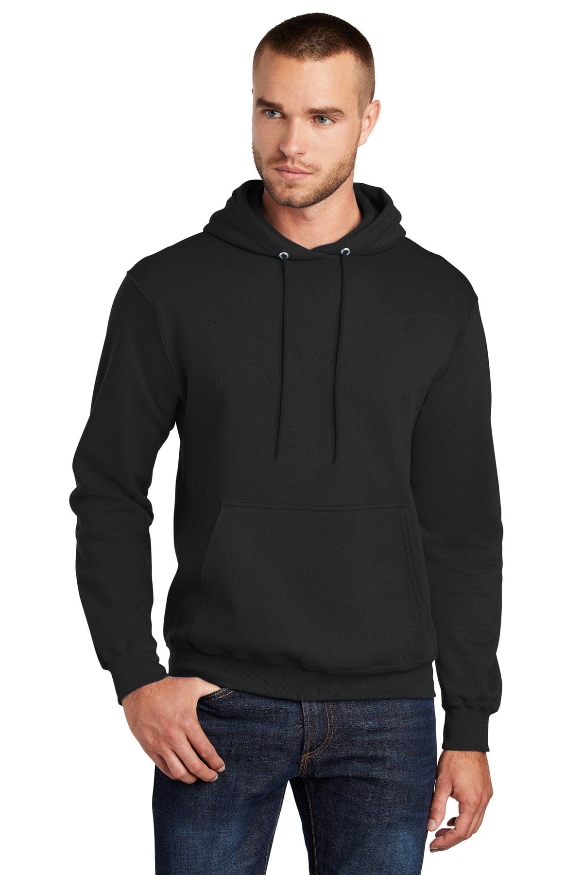 Port & Company PC78HT Tall Core Fleece Pullover Hooded Sweatshirt in 