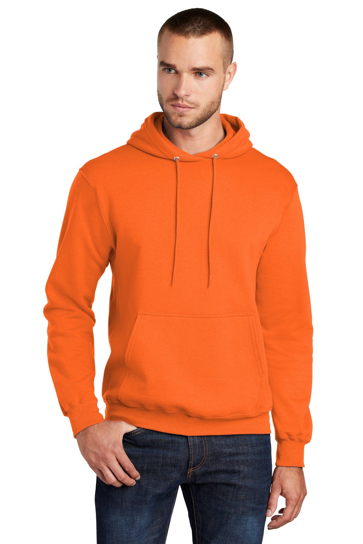 Port & Company PC78HT Tall Core Fleece Pullover Hooded Sweatshirt in 