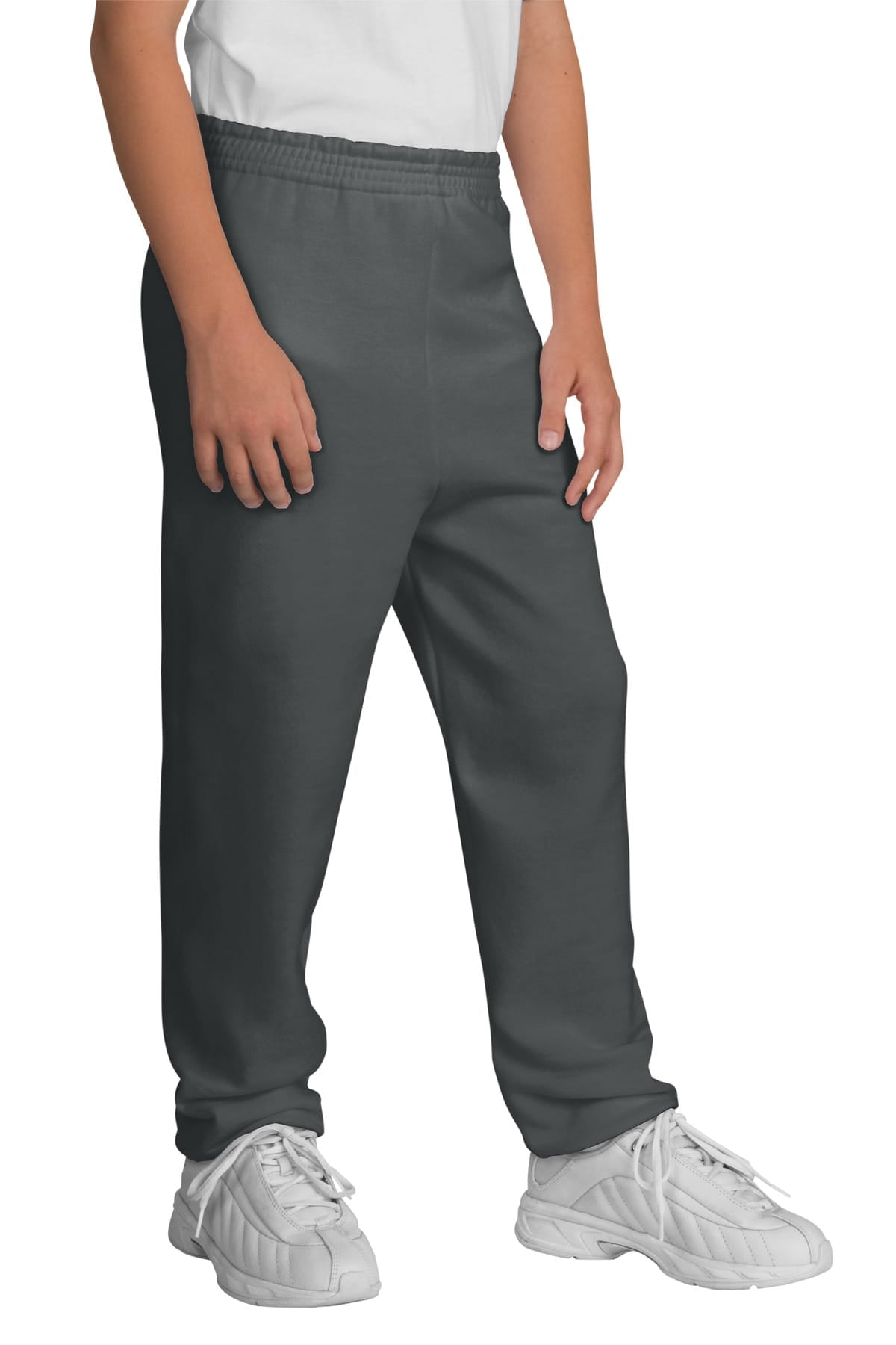 Port & Company PC78YP Youth Core Fleece Sweatpant in Charcoal