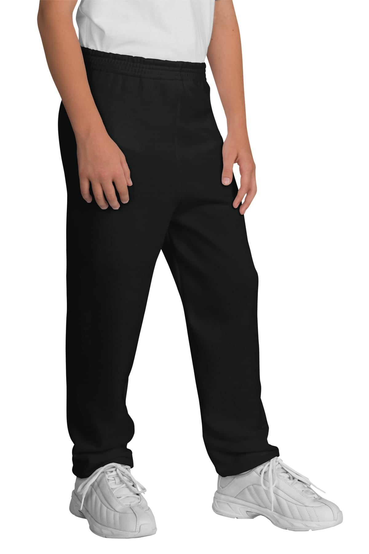 Port & Company PC78YP Youth Core Fleece Sweatpant in Jet Black