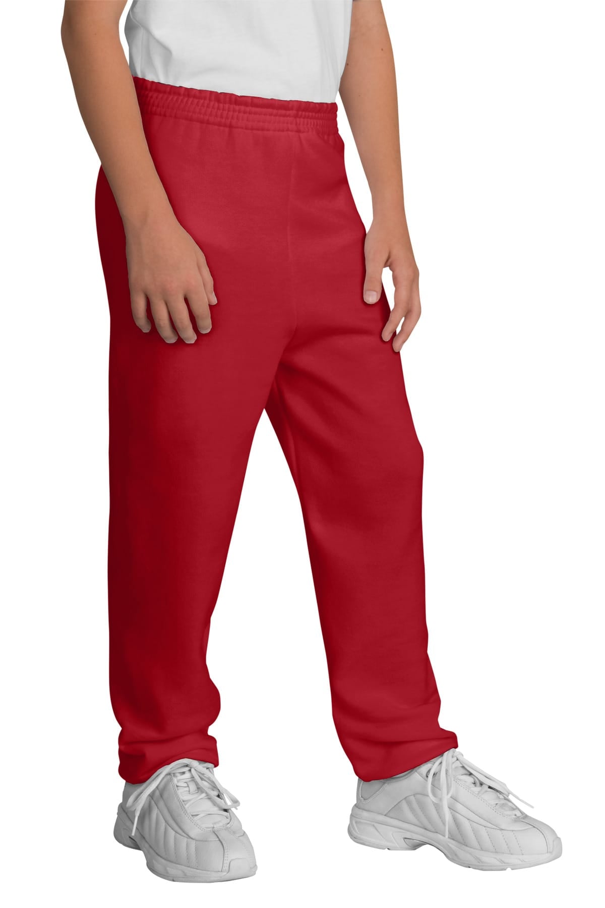 Port & Company PC78YP Youth Core Fleece Sweatpant in Red