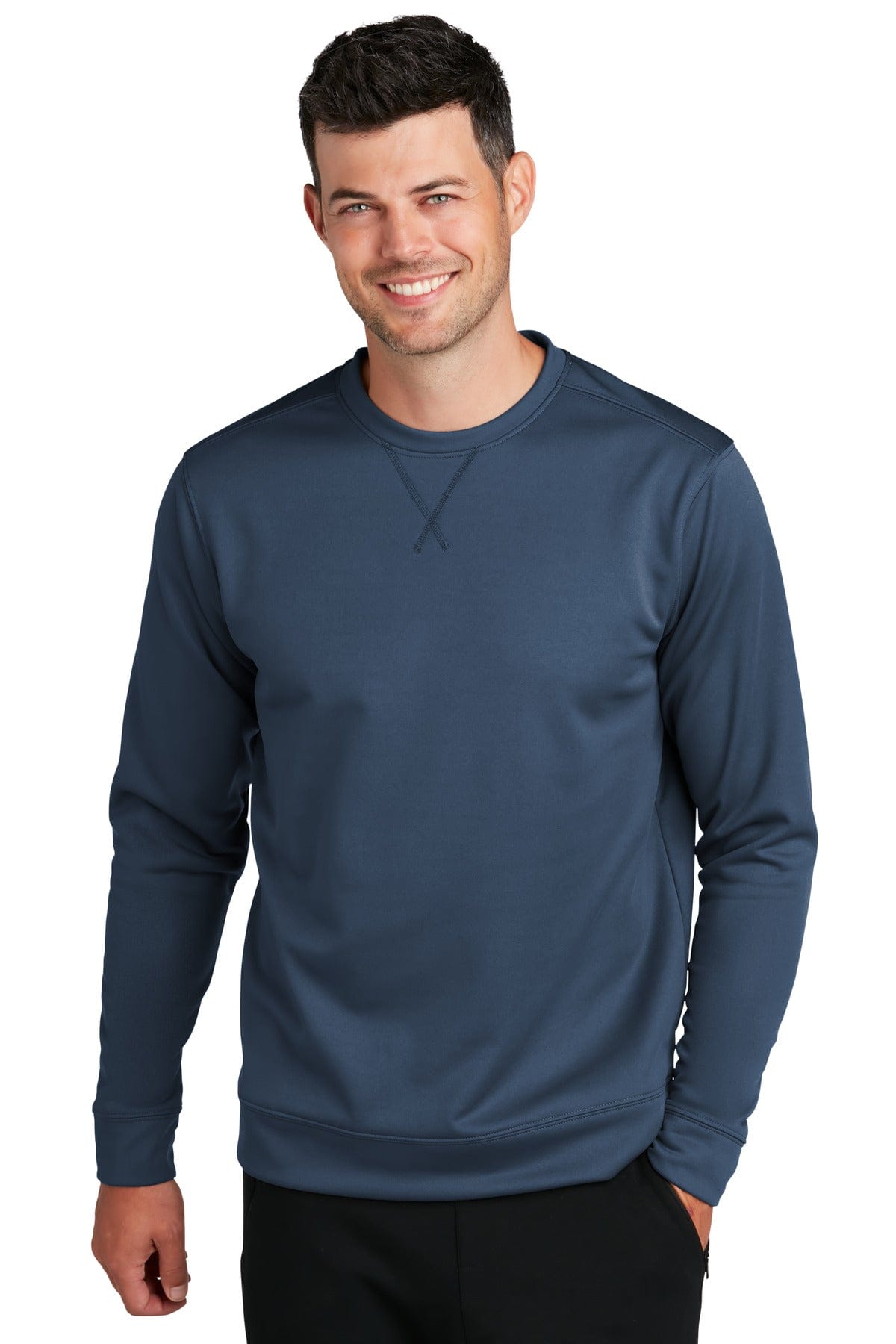 Port & Company Sweatshirts/Fleece S / Deep Navy Port & Company Performance Fleece Crewneck Sweatshirt. PC590