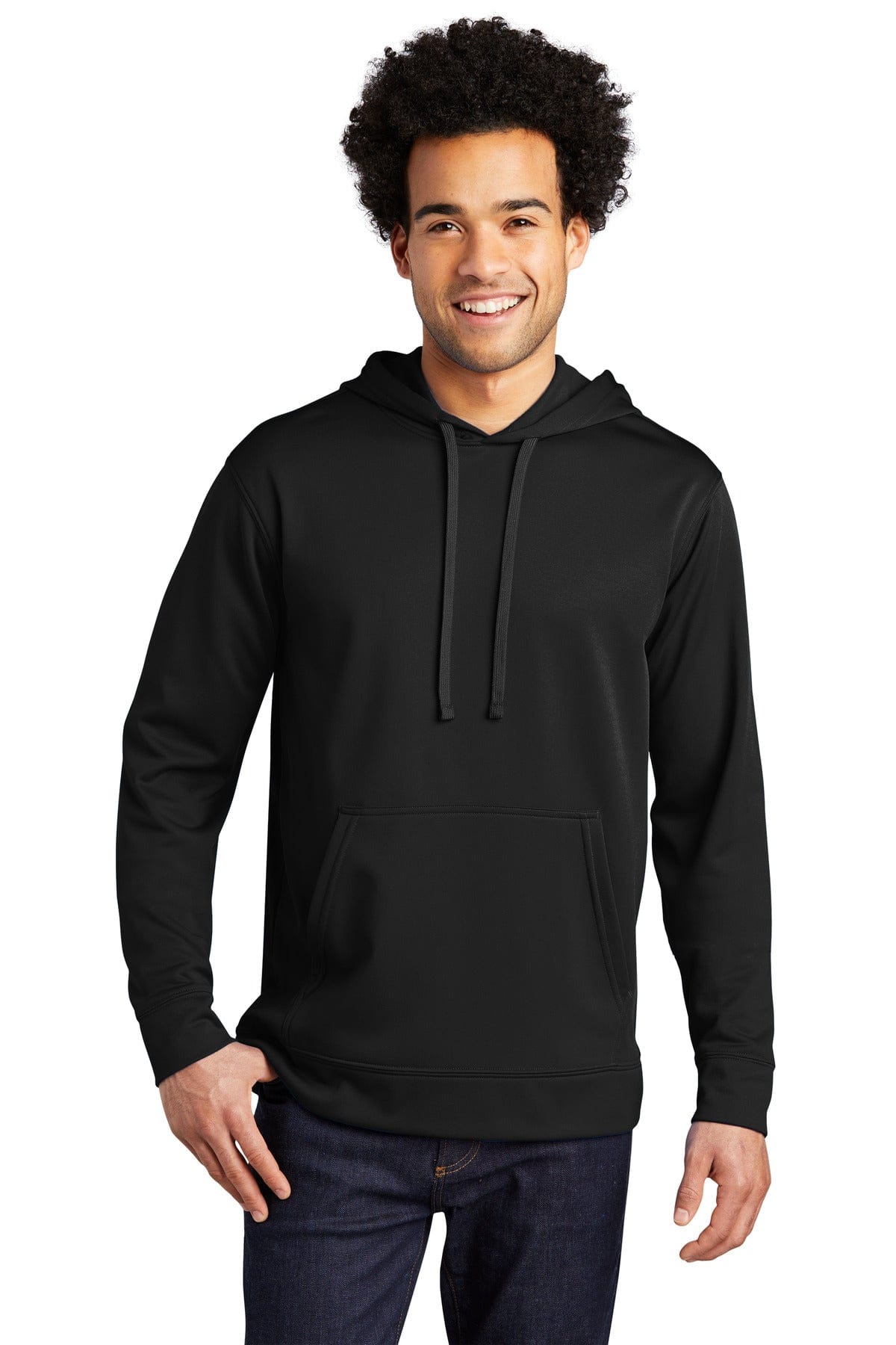 Port & Company Sweatshirts/Fleece S / Jet Black Port & Company Performance Fleece Pullover Hooded Sweatshirt. PC590H