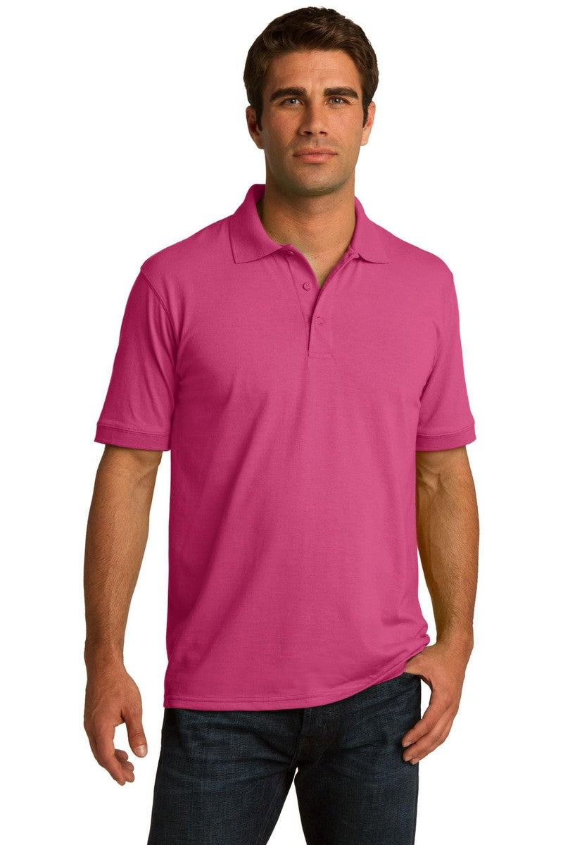 Port & Company Tall Core Blend Jersey Knit Polo. KP55T in Sangria