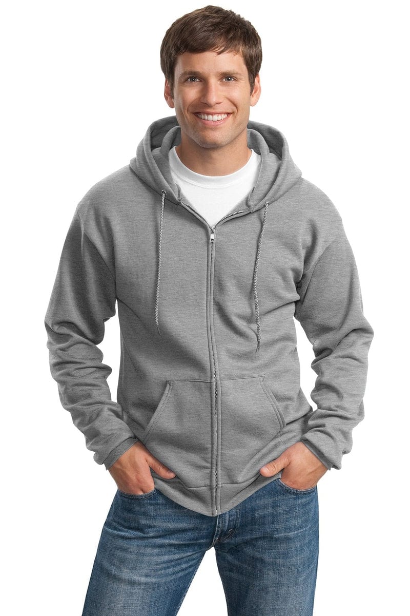 Port & Company Tall Essential Fleece Full-Zip Hooded Sweatshirt. PC90ZHT in 