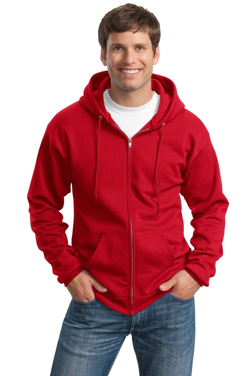 Port & Company Tall Essential Fleece Full-Zip Hooded Sweatshirt. PC90ZHT in 