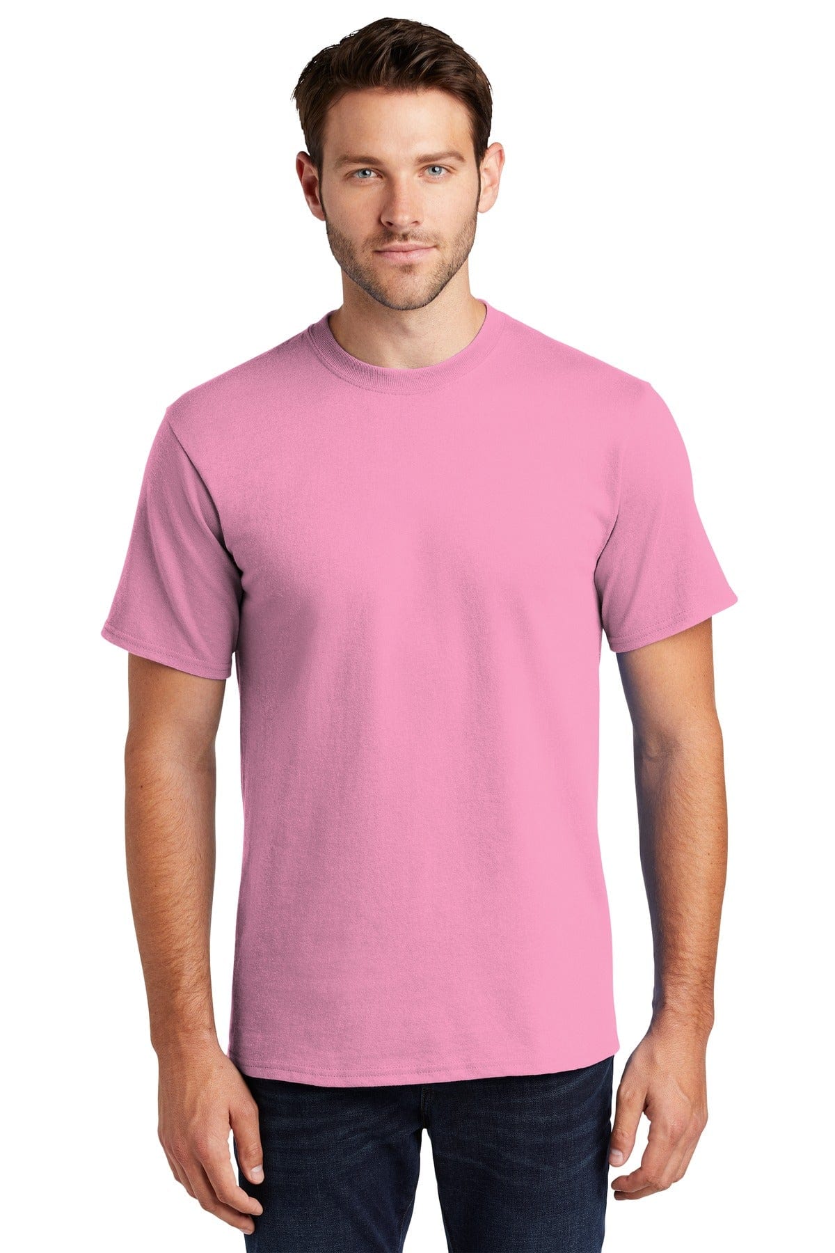 Port & Company - Tall Essential Tee. PC61T in Candy Pink