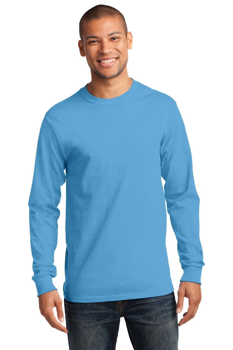 Port & Company - Tall Long Sleeve Essential Tee. PC61LST, Basic Colors in 