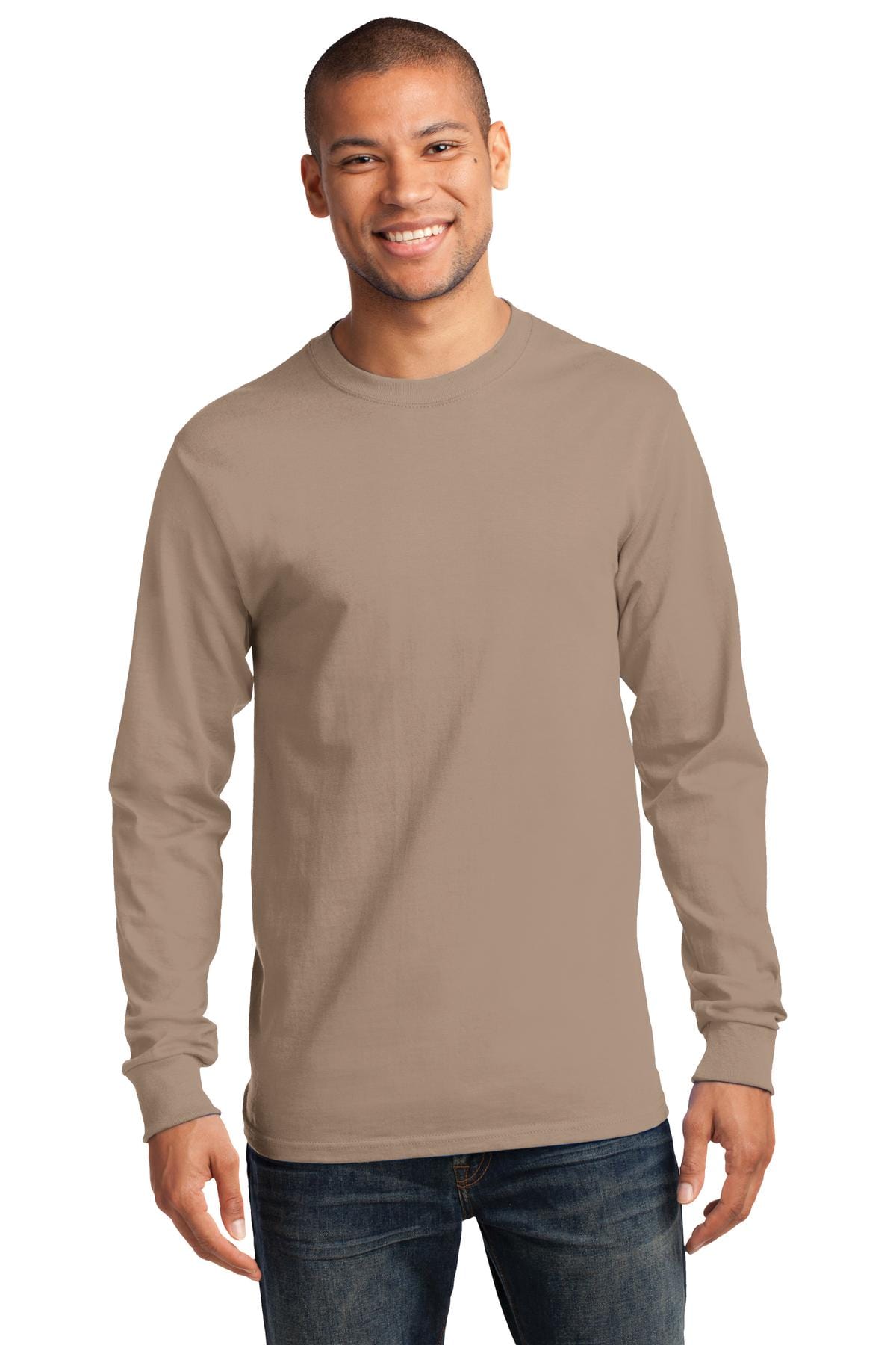 Port & Company - Tall Long Sleeve Essential Tee. PC61LST in 