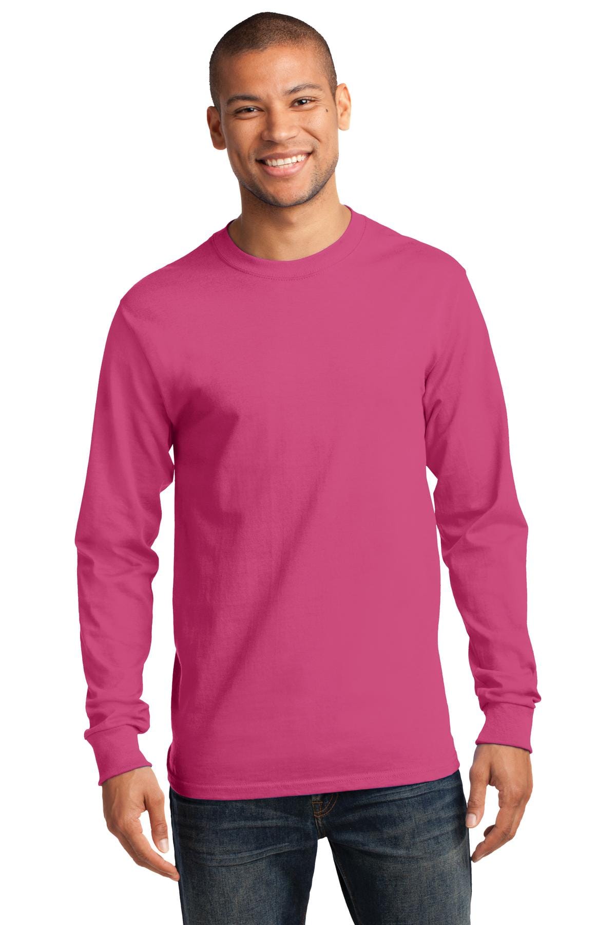 Port & Company T-Shirts Port & Company - Tall Long Sleeve Essential Tee. PC61LST
