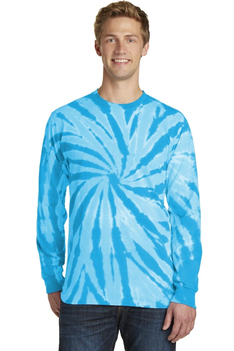 Port & Company Tie-Dye Long Sleeve Tee. PC147LS in 