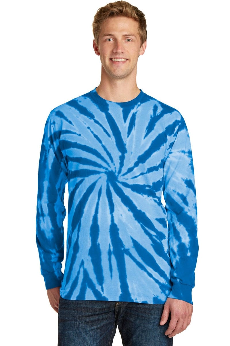 Port & Company Tie-Dye Long Sleeve Tee. PC147LS in 