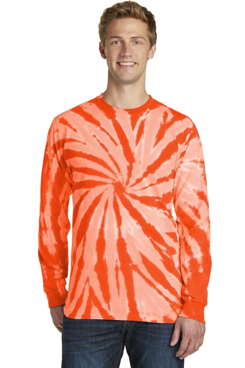 Port & Company Tie-Dye Long Sleeve Tee. PC147LS in 