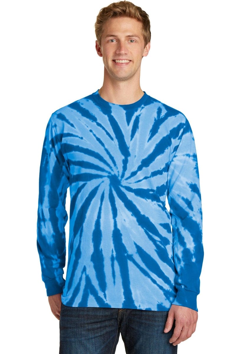 Port & Company Tie-Dye Long Sleeve Tee. PC147LS in 