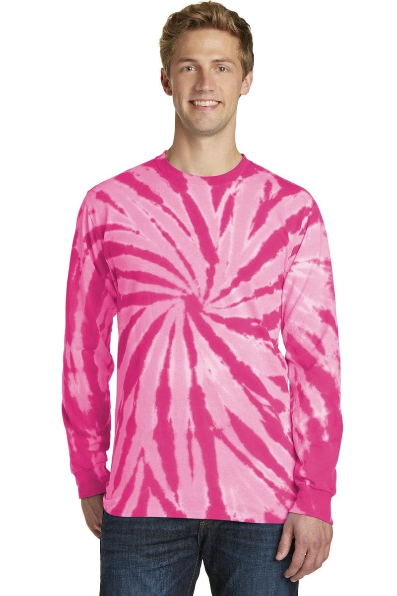 Port & Company Tie-Dye Long Sleeve Tee. PC147LS in 