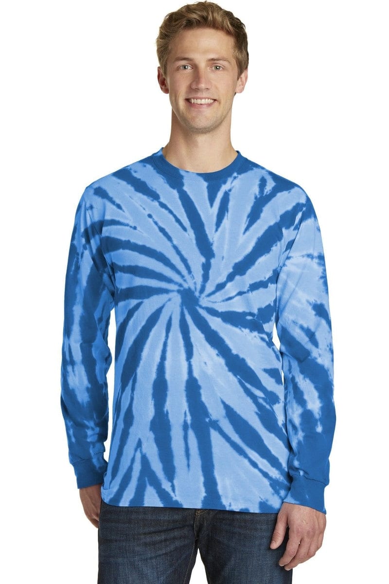 Port & Company Tie-Dye Long Sleeve Tee. PC147LS in 