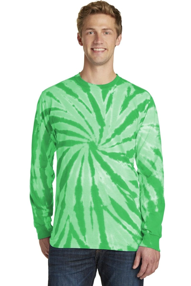 Port & Company Tie-Dye Long Sleeve Tee. PC147LS in 