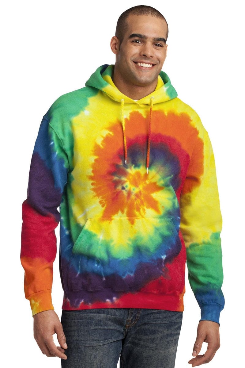 Port & Company Tie-Dye Pullover Hooded Sweatshirt. PC146 in 