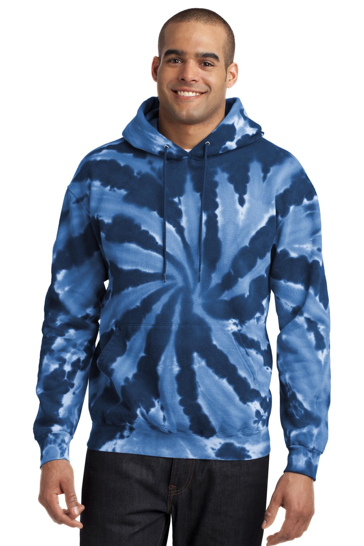 Port & Company Sweatshirts/Fleece Port & Company Tie-Dye Pullover Hooded Sweatshirt. PC146