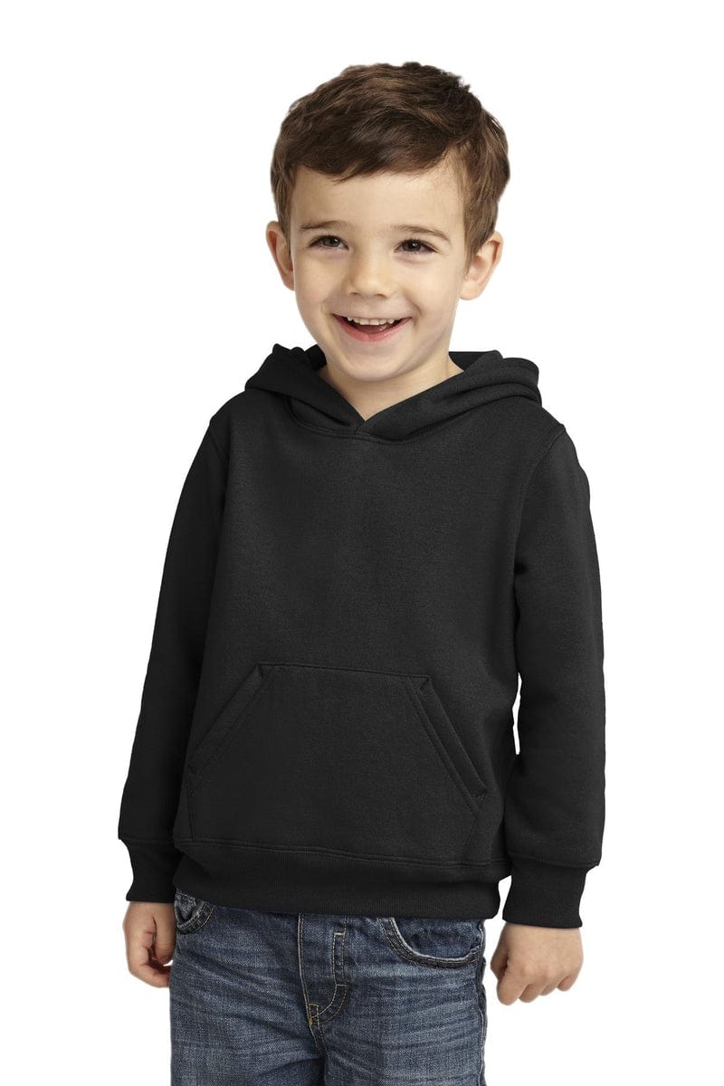 Port & Company Toddler Core Fleece Pullover Hooded Sweatshirt. CAR78TH in 