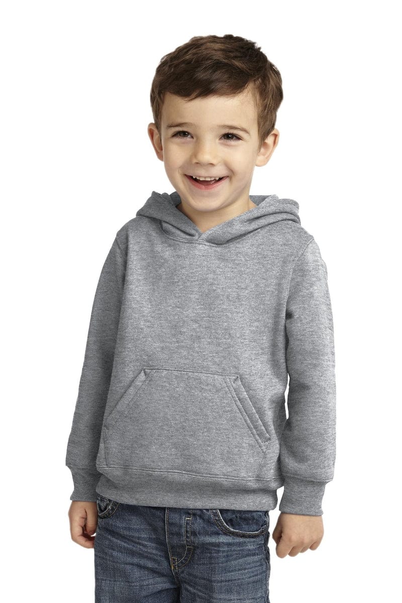 Port & Company Toddler Core Fleece Pullover Hooded Sweatshirt. CAR78TH in 